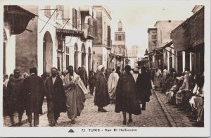 Tunisia Tunis Rue EL Halfaouine Vintage Postcard C156