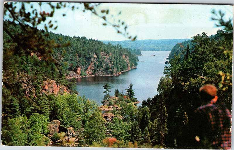 Postcard WATER SCENE North Bay Ontario ON AK3403