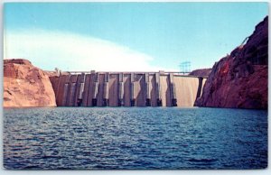 Postcard - Glen Canyon Dam and Lake Powell - Page, Arizona