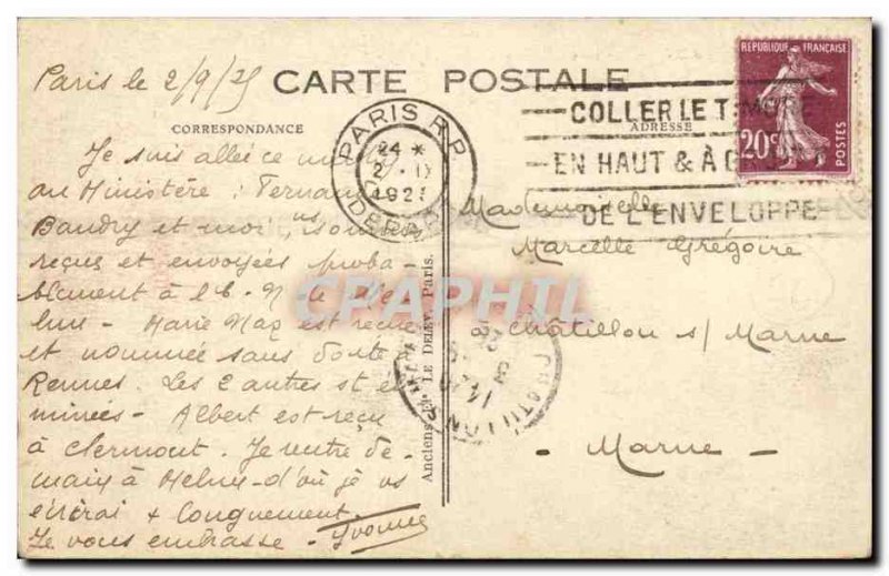 Paris 19 - Buttes Chaumont Belvedere - - Old Postcard