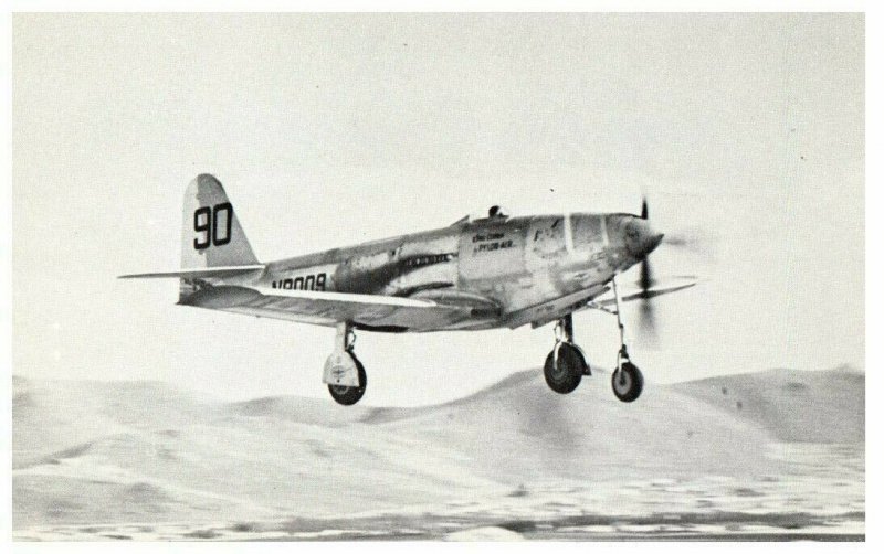 No 90 P 63 Larry Havens Airplane Postcard