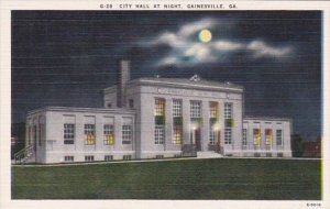 Georgia Gainesville City Hall At Night