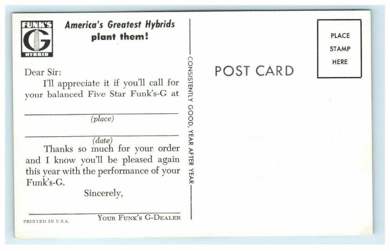 Vintage Funk's Hybrid Advertising Postcard Pot O' Gold For You 