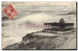 Old Postcard Saint Malo Le Tombeau de Chateaubriand