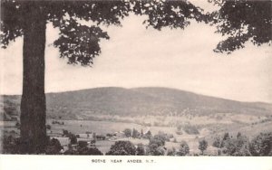 Bird's Eye View Andes, New York Postcard