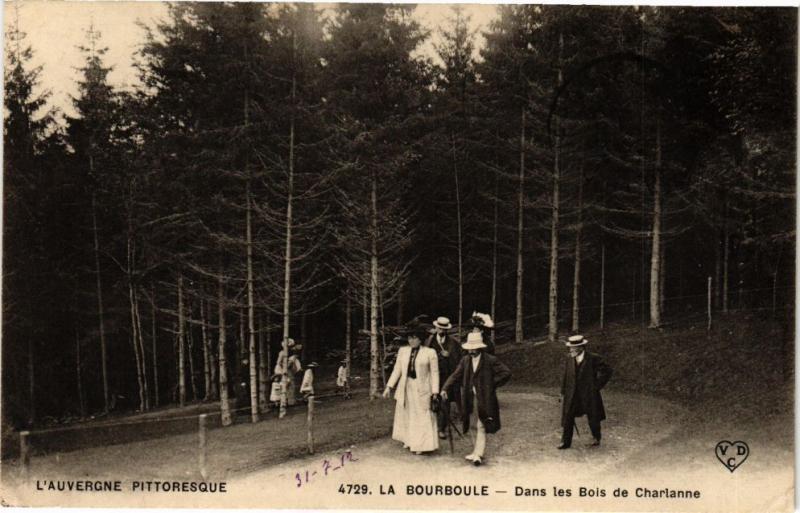 CPA L'Auvergne Pittoresque - La BOURBOULE - Dans les Bois de Charlanne (221452)