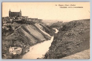 Postcard Vista Parcial Panoramica, Toledo, Spain