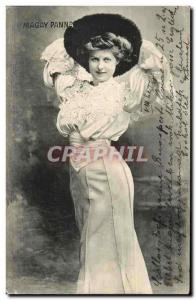 Fantaisie - Femme - Sassy Woman with draping dress (carte hongroise Hungary Hong