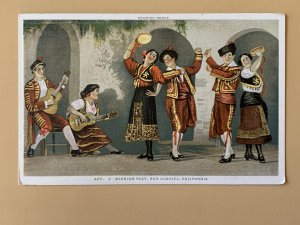 Spanish Dance San Gabriel CA Litho Postcard C1151090052