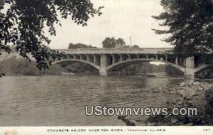 Concrete Bridge, Fox River - Yorkville, Illinois IL