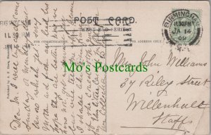 Genealogy Postcard - Williams, 37 Riley Street, Willenhall, Staffordshire GL1708