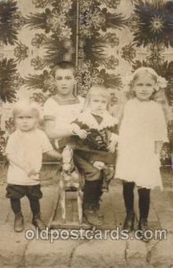 Child, Children with Rocking Horse 1913 