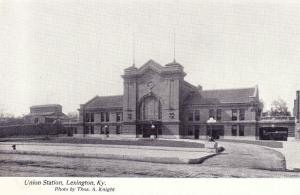 Lexington Kentucky Union Station Photo by Thomas A Knight Vintage Postcard G21