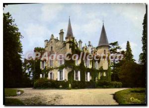 Postcard Modern Leognan Chateau Fontei