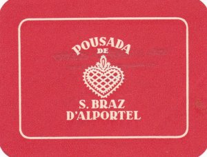 Portugal D'Alportel Pousada De S Braz Vintage Luggage Label sk2804