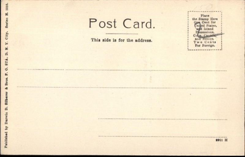 New York City 110th St. RR & Chapel Split-View c1905 Postcard