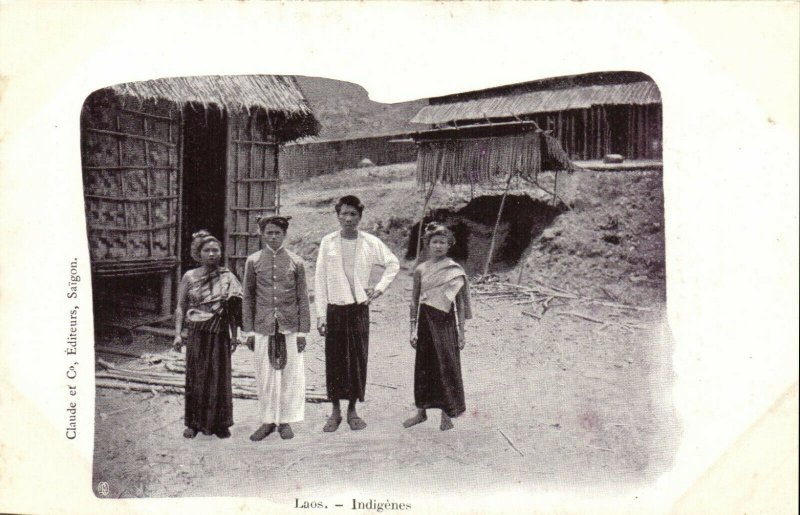 PC CPA LAOS, INDOCHINA, INDIGÉNES, (b23460)