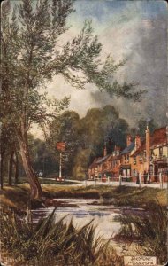 TUCK BEDFONT MIDDLESEX A/s Jotter Antique Postcard