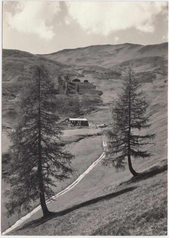 Rifugio Monte Cavallo m.1960 Rosskopfhutte, Italy, 1963 used Real Photo Postcard