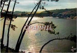 Postcard Modern Brittany Colored Evening of summer on a Breton river between ...