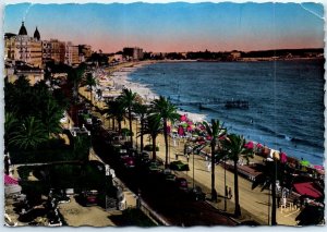 Postcard - Promenade de la Croisette, Cannes, France