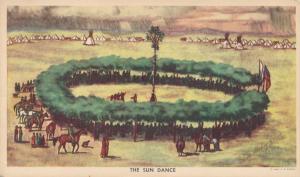 Sun Dance - Indian Ceremony by Indian Artist Andrew Standing Soldier