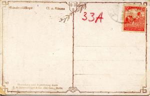 Lady with Violin - Artist Signed: O. V. Riesen