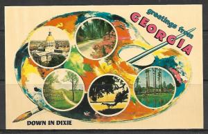 Georgia, Greetings From - Down In Dixie - [GA-005]