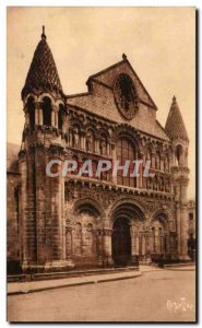 Old Postcard Poitiers Church of Our Lady the Great