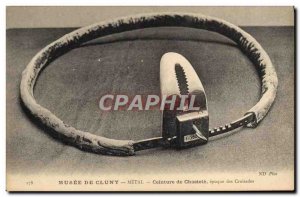 Old Postcard erotic Nude Female chastity belt Musee de Cluny Paris Period of ...