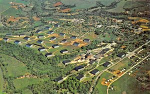 BARDSTOWN KENTUCKY~BARTON DISTILLING  & MUSEUM WHISKEY HISTORY~AERIAL POSTCARD