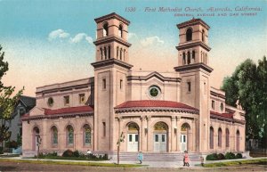 Circa 1907-15 First Methodist Church Alameda, California Postcard 2T5-267