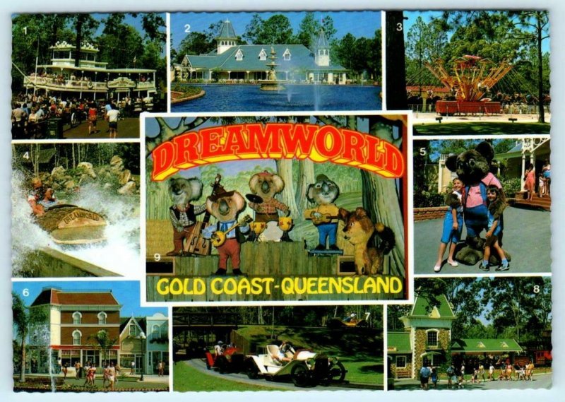 COOMERA, QUEENSLAND, Australia ~ Amusement Park DREAMWORLD  4 x 6 Postcard