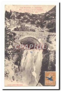 d & # 39aix around the Spa Old Postcard inner Cascade Bezines or Salian