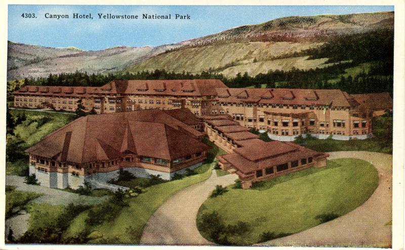 WY - Yellowstone National Park. Canyon Hotel