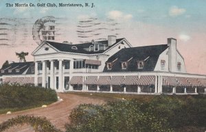 Morris County Golf Club Morristown New Jersey USA WW1 Postcard
