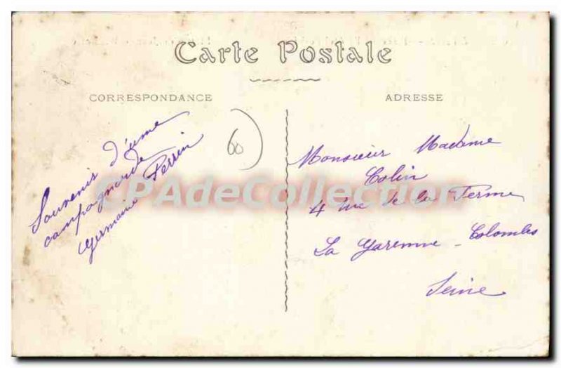 Old Postcard Beauvais Place De I'Hotel Town