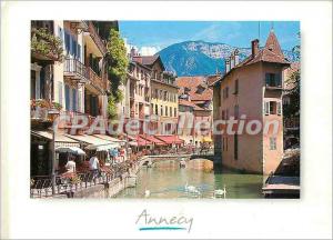 Modern Postcard Annecy (Haute Savoie) The Old Town and the Thiou canal