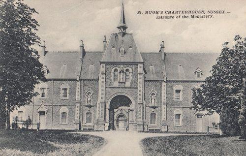 St Hughs Charterhouse Sussex Antique Postcard