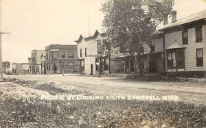 RPPC Campbell, MN Pacific Street Scene Hardware Store 1910 Vintage Postcard