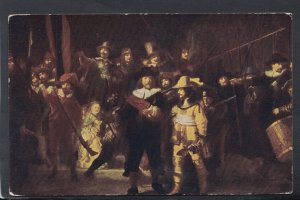 Artist Postcard- Amsterdam Museum - Rembrandt Van Rijn - The Night Watch RS14717