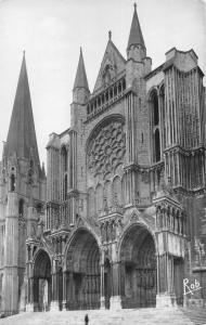 BR47663 Chartres cathedrale portail sud        France