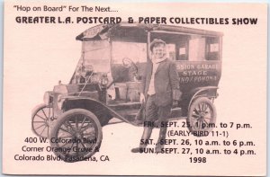 Greater L.A. Postcard & Paper Collectibles Show - Pasadena, California