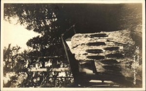 Tofino Vancouver Island British columbia Stump Shack Real Photo Postcard