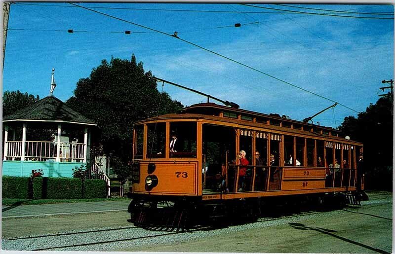 Postcard TRAIN SCENE San Jose California CA AK9501
