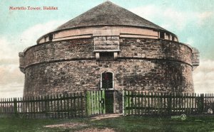 Vintage Postcard 1906 Martello Tower Halifax Nova Scotia Canada CAN