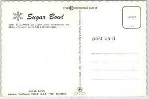 Postcard - The Sunshine of Sugar Bowl - Norden, California