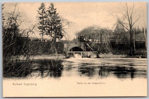 Vtg Germany Solbad Segeberg Partie an der Wassermühle Water Mill Postcard