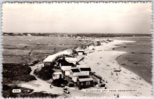 Postcard RPPC c1960 United Kingdom Mudeford Spit From Hengistbury Dorset