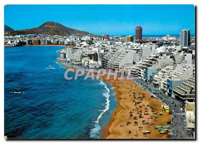 Postcard Modern Pla de las Canteras Las Palmas